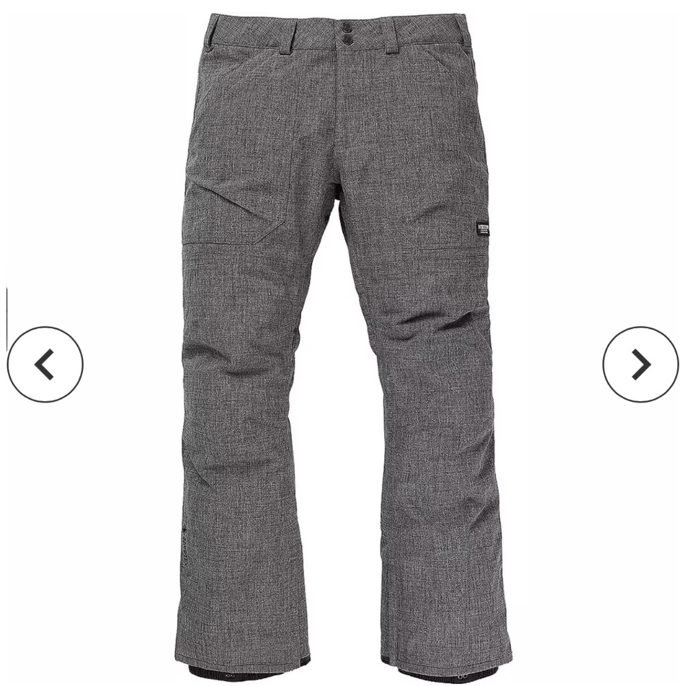 Burton Thermolite Living Lining Snowboard Ski Pants Grey -M